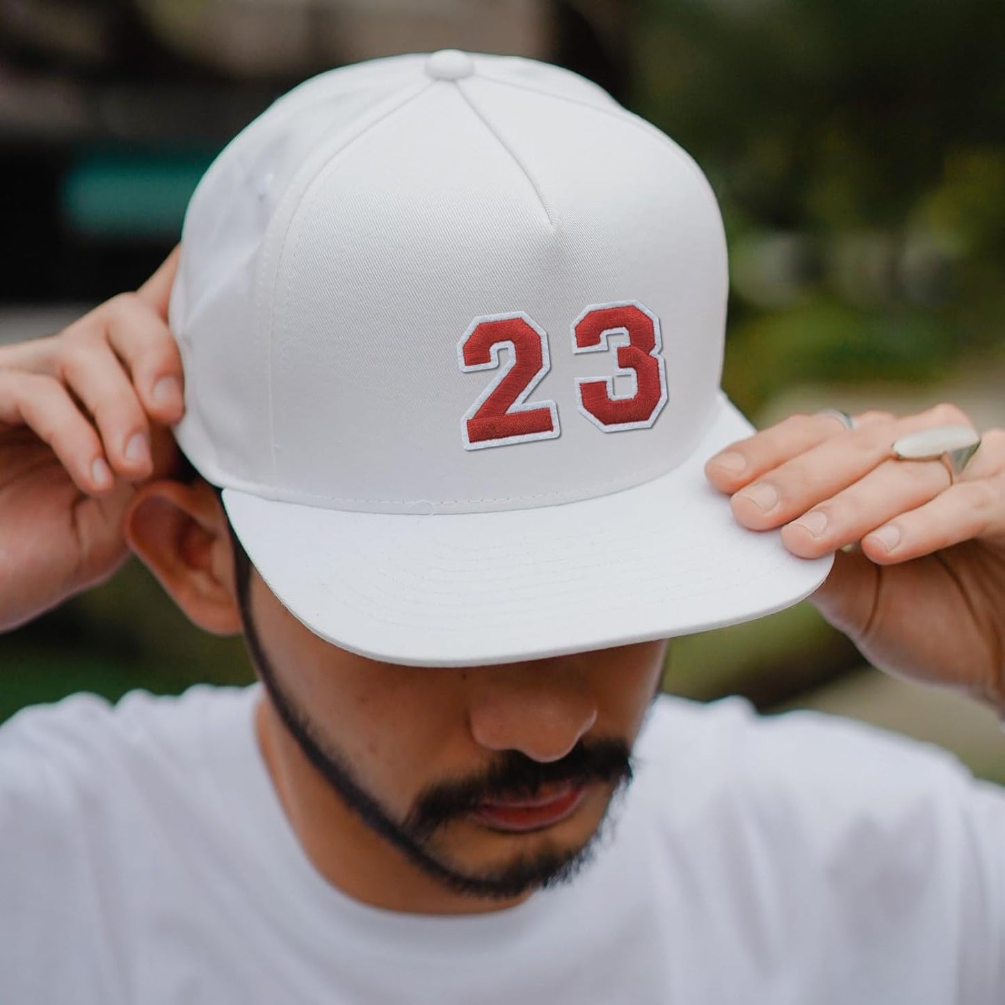 Letter and Number Iron On Patches, A-Z Alphabet and Numbers 0-9 Embroidery Applique Patch, DIY Decorative Heat Press Patches for Clothing Jeans Jackets Backpacks Hats (Red 72 Pcs)