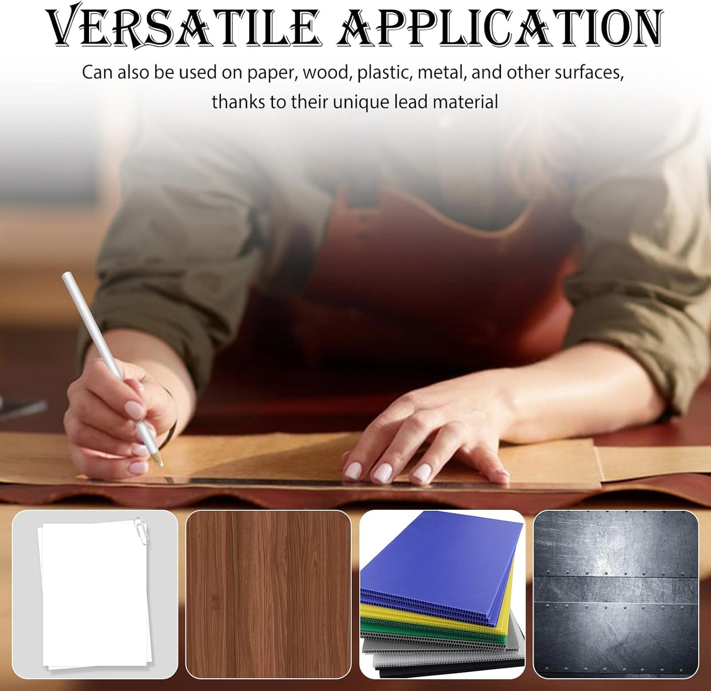 Sewing Marking Pencils for Fabric Tailor Mark Pencil Fabric Chalk Pencils Marking and Tracing Tools 10pcs