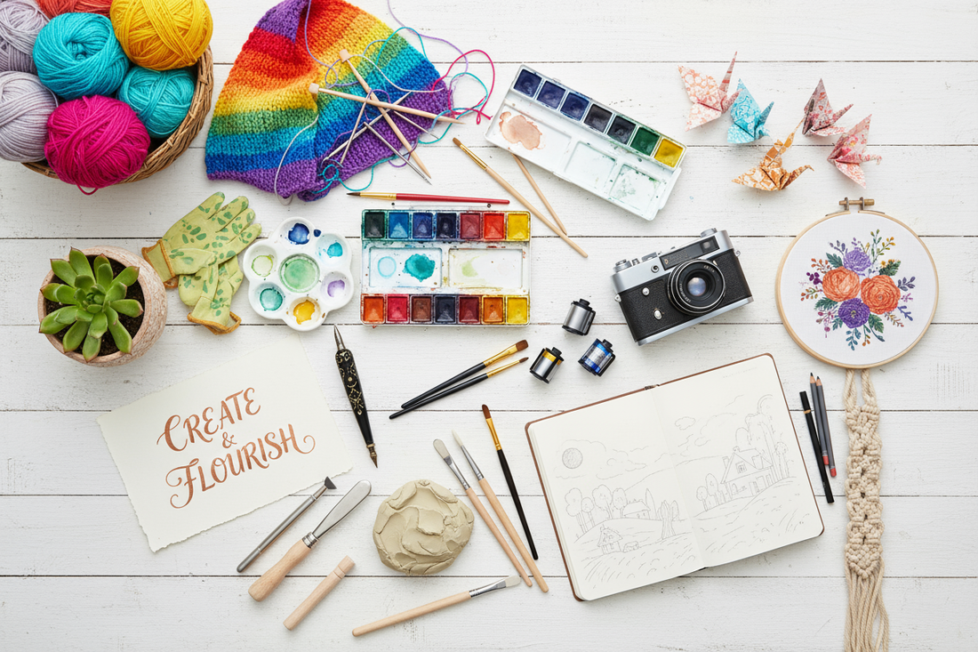 10 Creative Hobbies to Try This Weekend (and What You’ll Need to Start)