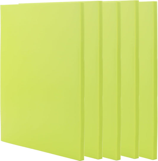 5 PCS Green A4 Rubber Carving Blocks, 8.3 x 11.8 Inch Large Stamp Block, Soft Rubber Stamping for Printmaking, Linoleum for Engraving Crafts