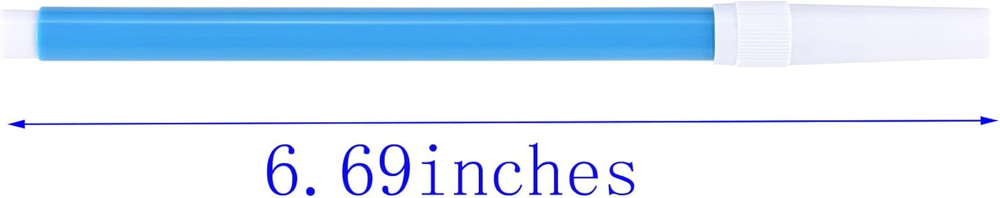 10 PCS Blue Washable Fabric Markers for Sewing,Erasable Fabric Marking Sewing Pens for Quilting Embroidery Dressmaking (10)