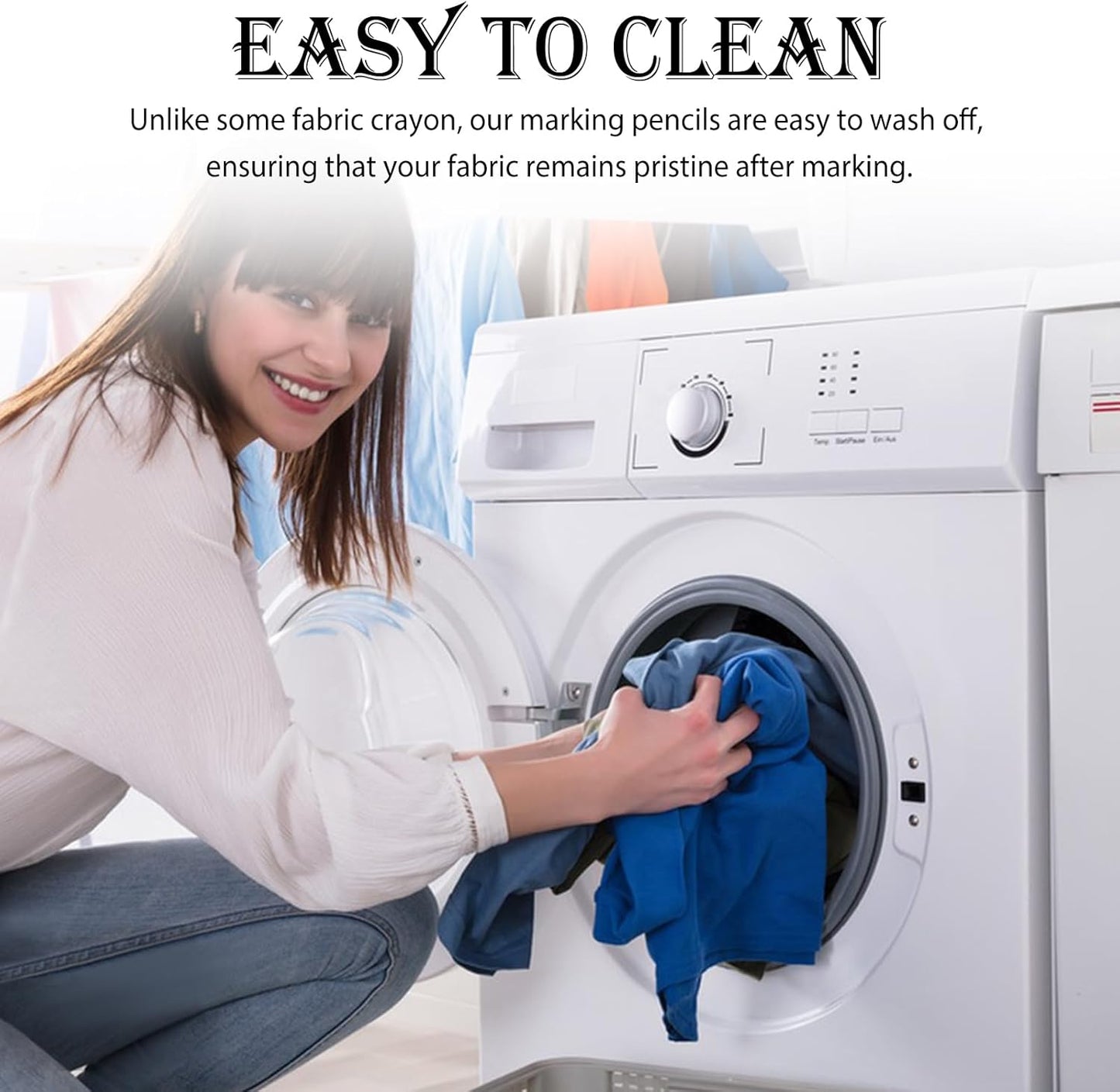 Sewing Marking Pencils for Fabric Tailor Mark Pencil Fabric Chalk Pencils Marking and Tracing Tools 10pcs