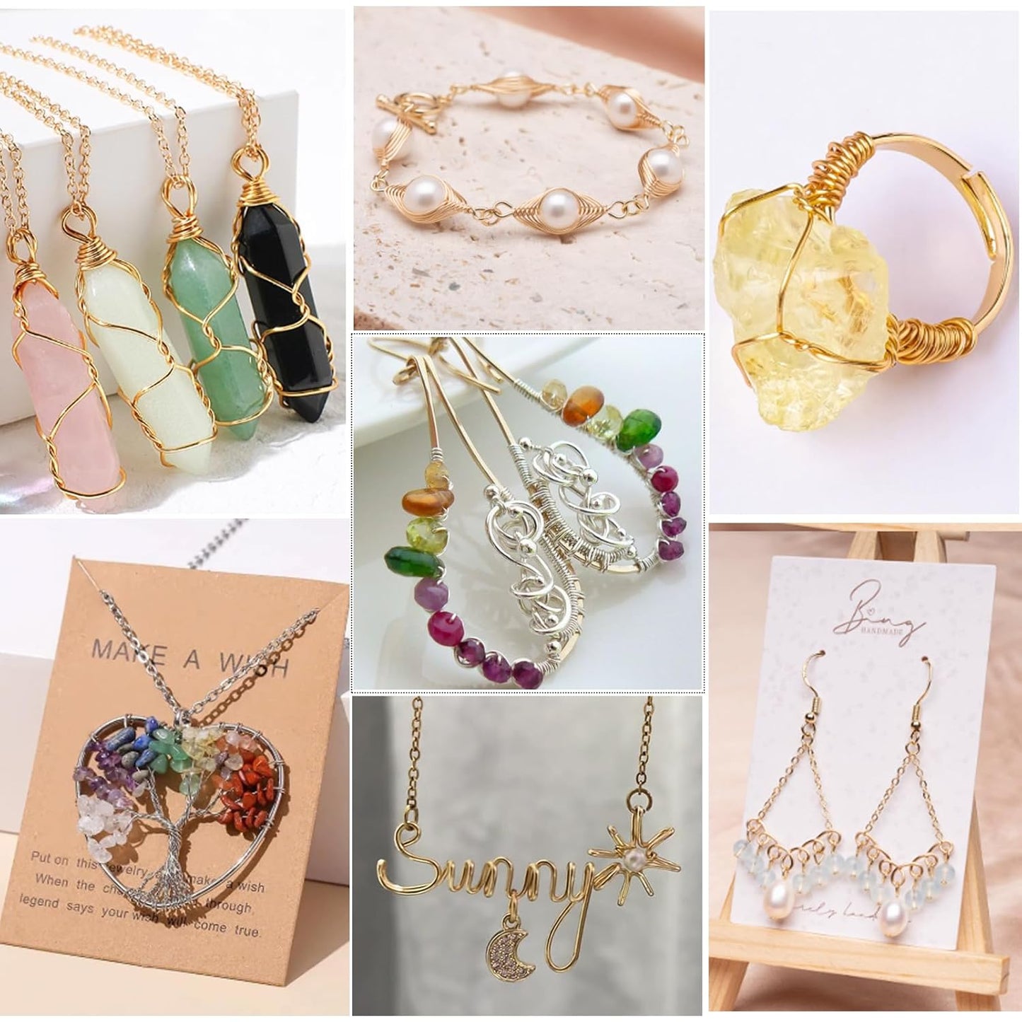 12 Gauge Pink Aluminum Craft Wire (105FT) - Anodized for Jewelry Making, Beading Floral, Plant Gardening, Sculpting & Modeling Craft Wire(Pink #13, 2mm)