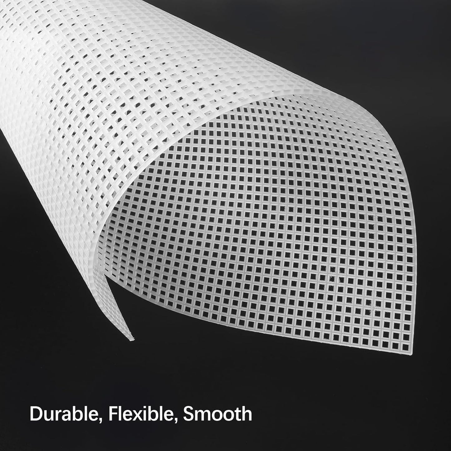 Pllieay 20 Pieces 7 Count Plastic Canvas Plastic Mesh Canvas Sheets, Eye Mesh for Embroidery, Acrylic Yarn Crafting, Knit and Crochet Projects(10.5 X 13.5 Inch)