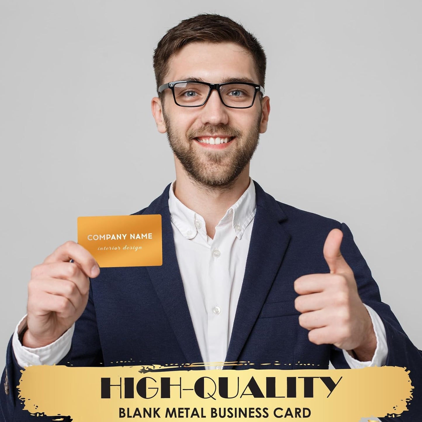 weparmeety 100 Pcs Metal Engraving Blanks Aluminum Sheet Laser Engraving Business Card Multipurpose Engraving DIY Gift Cards 86 x 54 x 0.21 mm (Dark Gold)