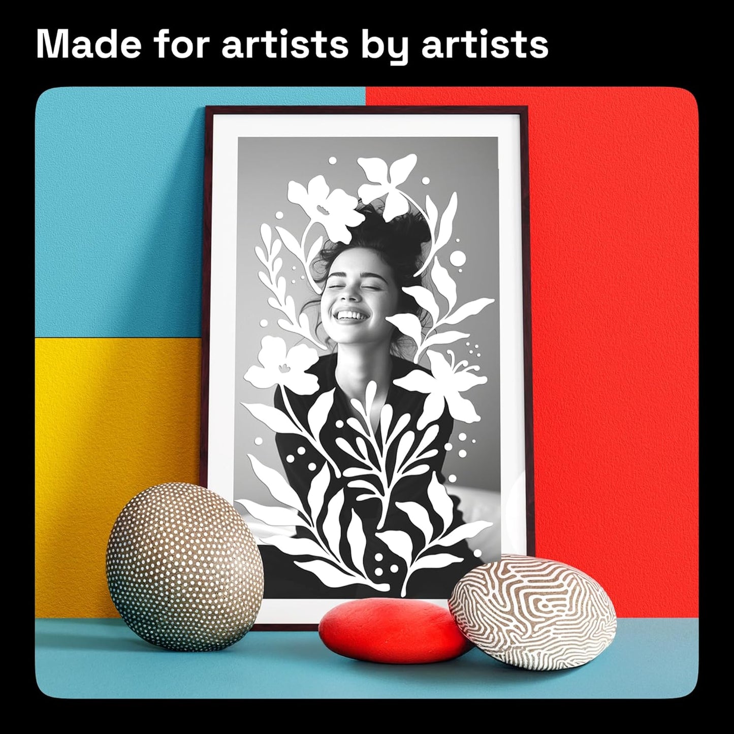 ARTISTRO 5 White Dual Tip Brush + Fine Acrylic Paint Markers - Easy for All Ages & Levels Paint Pens for Fabric, Rock, Glass, DIY - Halloween Pumpkin Painting Kit, Art Supplies, Christmas Gift